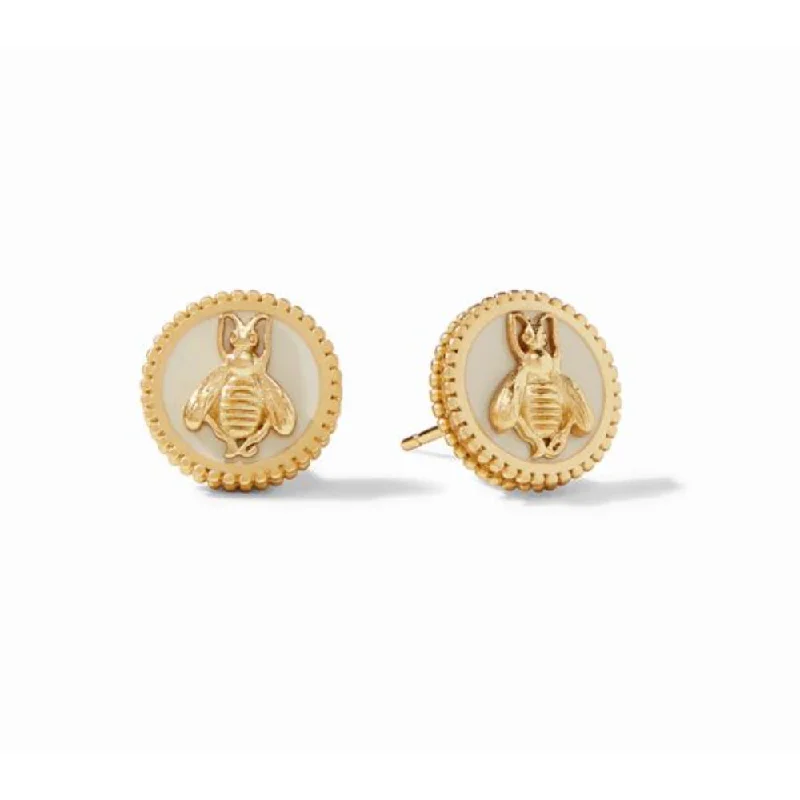 The Perfect Accessory For Less – Jewelry Sale Live Julie Vos Bee Cameo Stud Gold Earring