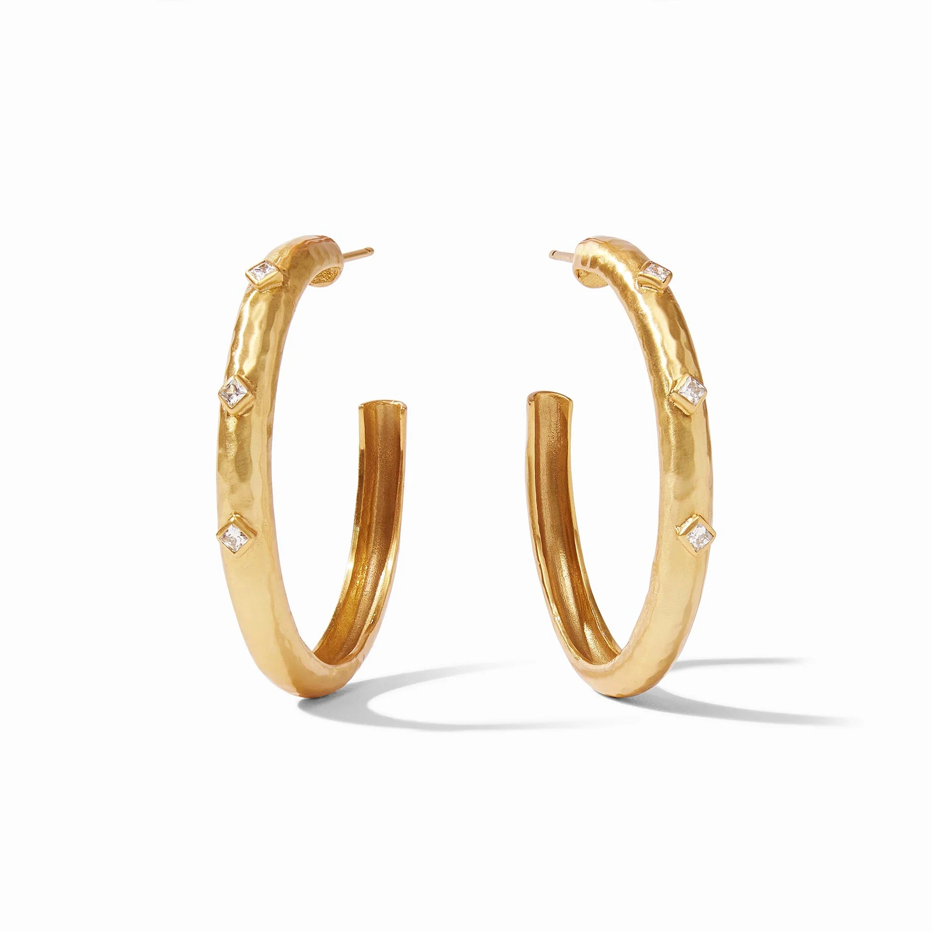 Limited-Stock Jewelry Sale – Once It's Gone, It's Gone Julie Vos Gold Noel Stone Hoop Earrings Limited-Stock Jewelry Sale – Once It's Gone, It's Gone Julie Vos Gold Noel Stone Hoop Earrings