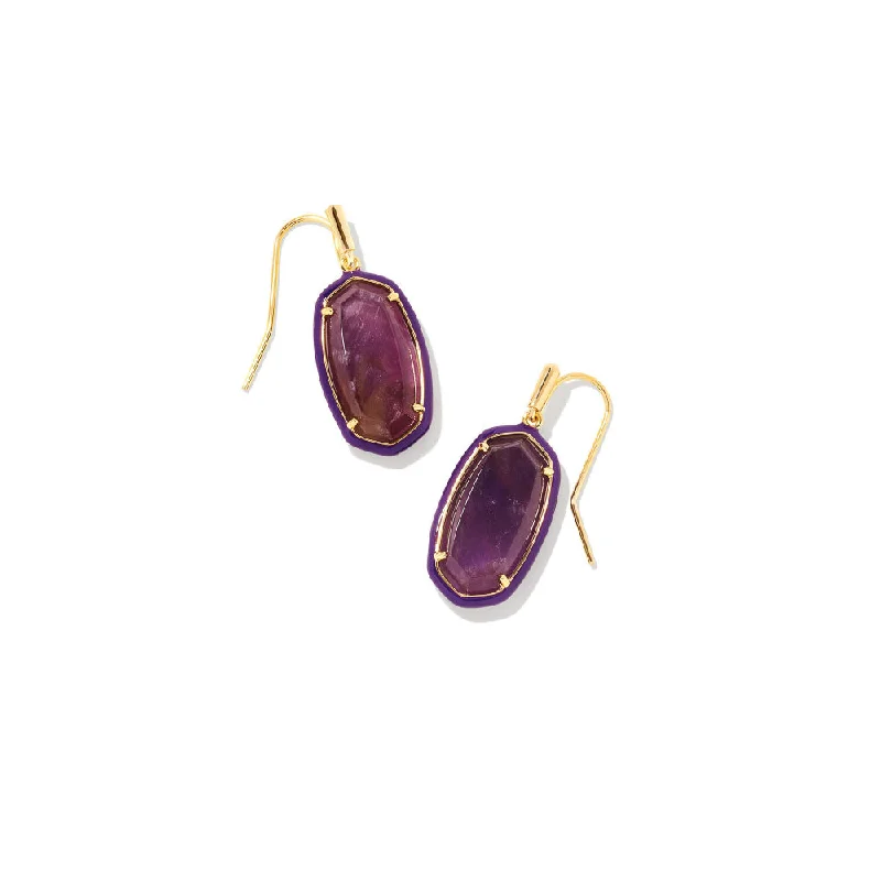 High-Quality Jewelry At A Fraction Of The Cost Kendra Scott Dani Enamel Framed Gold Drop Earrings High-Quality Jewelry At A Fraction Of The Cost Kendra Scott Dani Enamel Framed Gold Drop Earrings