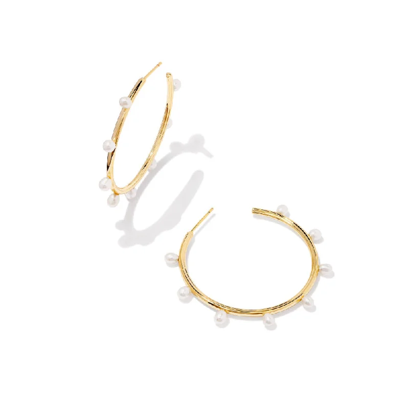 Save On Luxury Jewelry Pieces – Limited-Time Offers Kendra Scott Leighton Pearl Hoop Earrings Save On Luxury Jewelry Pieces – Limited-Time Offers Kendra Scott Leighton Pearl Hoop Earrings