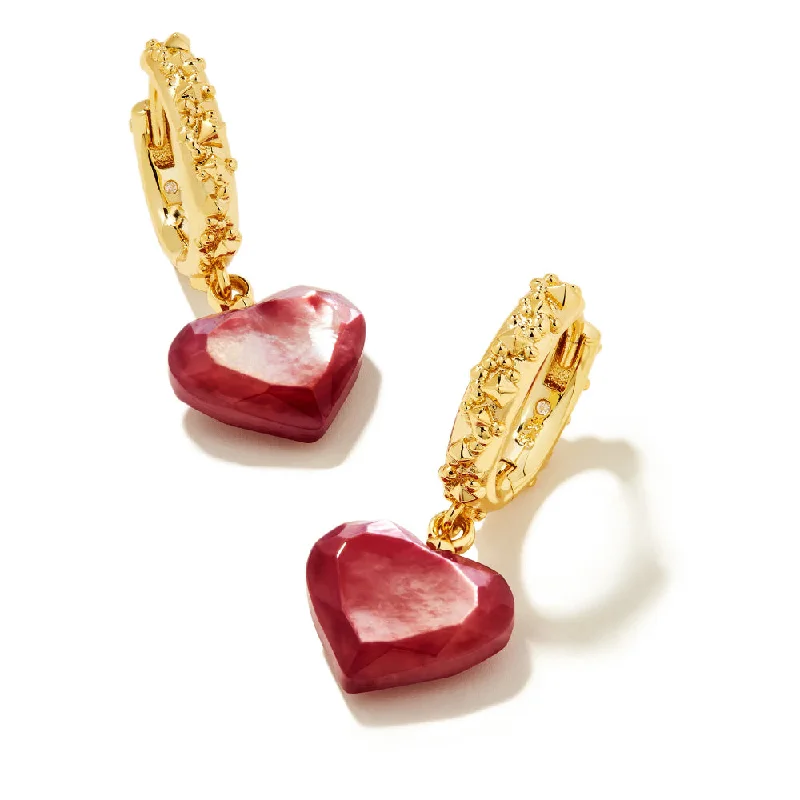Chic And Stylish Jewelry At Exclusive Prices Kendra Scott Penny Heart Huggie Earring-Gold Chic And Stylish Jewelry At Exclusive Prices Kendra Scott Penny Heart Huggie Earring-Gold