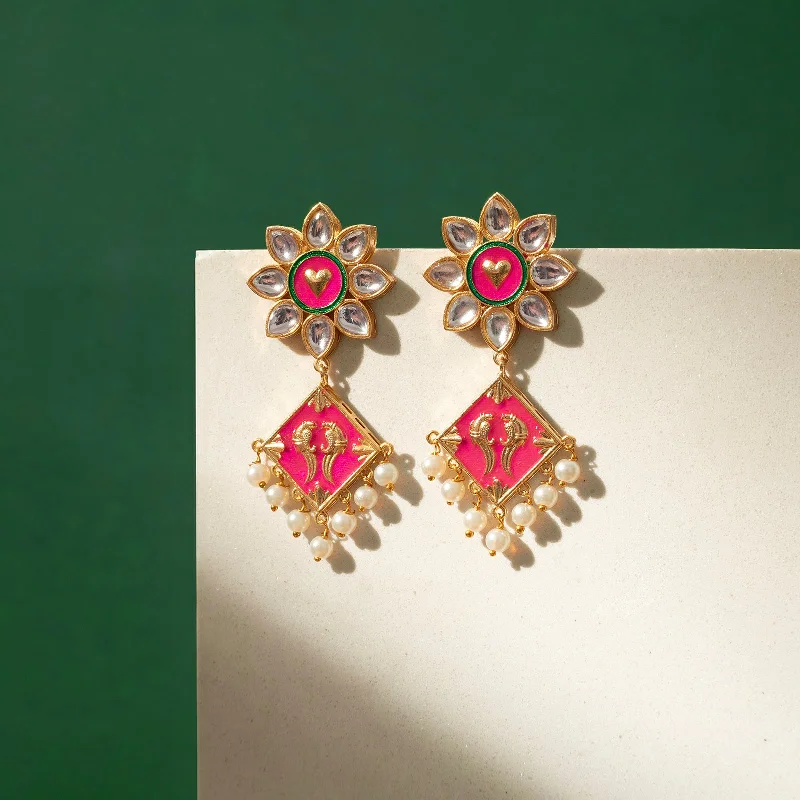 Shop Dazzling Jewelry With Special Promotional Discounts Laung Da Lashkara Fuschia Pink Truck Art Earrings Shop Dazzling Jewelry With Special Promotional Discounts Laung Da Lashkara Fuschia Pink Truck Art Earrings