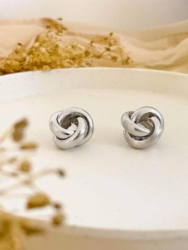 Premium Jewelry At Promotional Prices – Shine Today Love Knot Stainless Steel Stud Earrings Premium Jewelry At Promotional Prices – Shine Today Love Knot Stainless Steel Stud Earrings