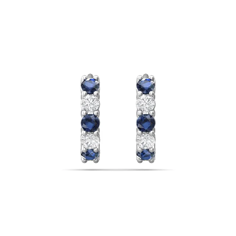 Handcrafted Jewelry Sale – Unique Designs At Low Prices Martin Flyer 14k Diamond & Sapphire Huggie Hoop Earrings Handcrafted Jewelry Sale – Unique Designs At Low Prices Martin Flyer 14k Diamond & Sapphire Huggie Hoop Earrings