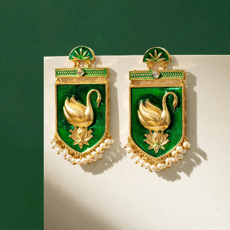 Best-Selling Jewelry Styles Now At Exclusive Discounts Mehbooba Green Trunk Art Earrings Best-Selling Jewelry Styles Now At Exclusive Discounts Mehbooba Green Trunk Art Earrings