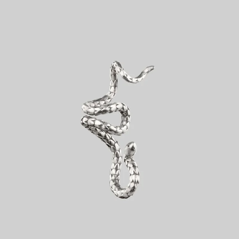 Shine Without Limits – Jewelry Sale Happening Now MINERVA. Snake Ear Wrap Cuff - Silver Shine Without Limits – Jewelry Sale Happening Now MINERVA. Snake Ear Wrap Cuff - Silver