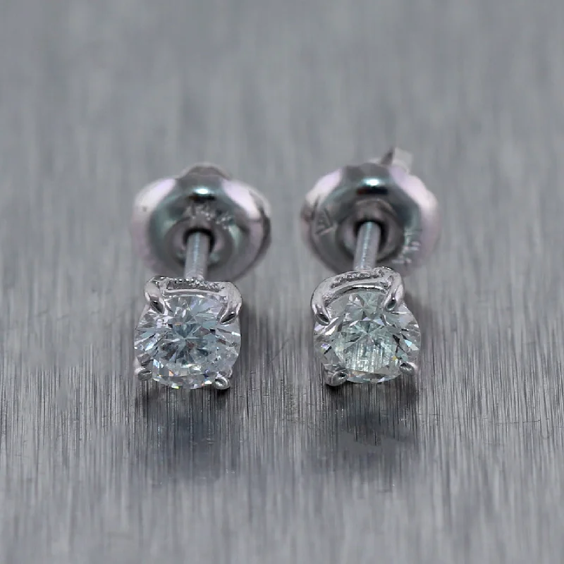 Limited-Time Jewelry Sale – Elegant Styles At Less Modern 14k White Gold 0.50ctw Diamond Stud Earrings Limited-Time Jewelry Sale – Elegant Styles At Less Modern 14k White Gold 0.50ctw Diamond Stud Earrings