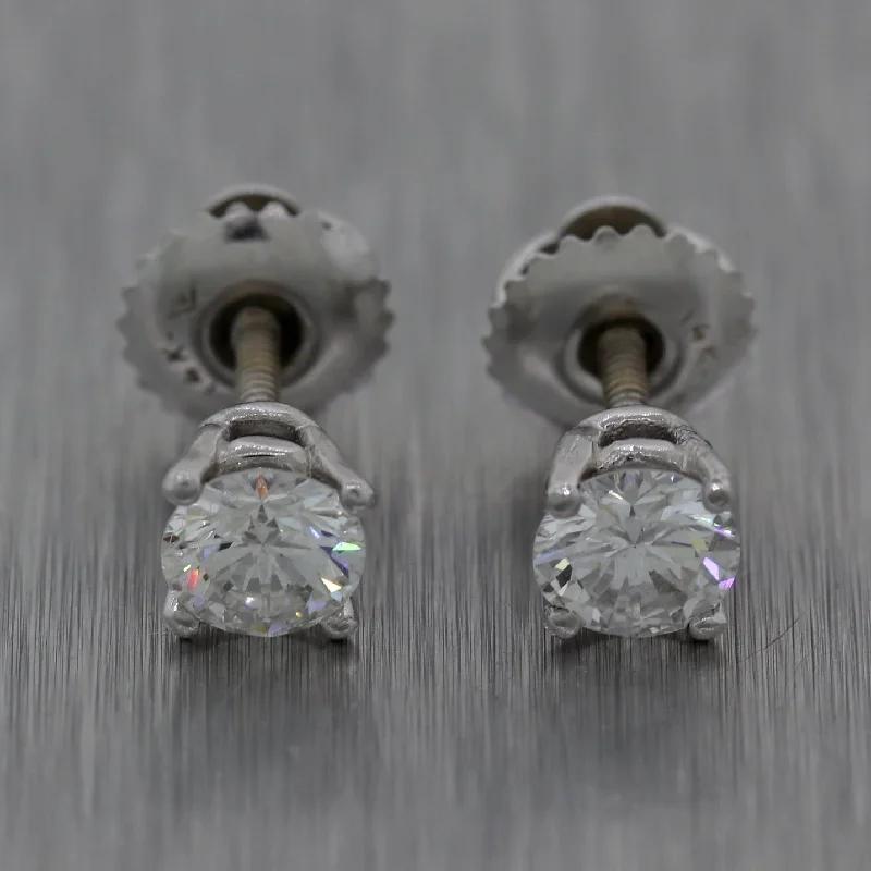 Bestselling Jewelry Now On Sale – Elevate Your Look Modern 14k White Gold 0.66ctw Round Cut Diamond Stud Earrings Bestselling Jewelry Now On Sale – Elevate Your Look Modern 14k White Gold 0.66ctw Round Cut Diamond Stud Earrings