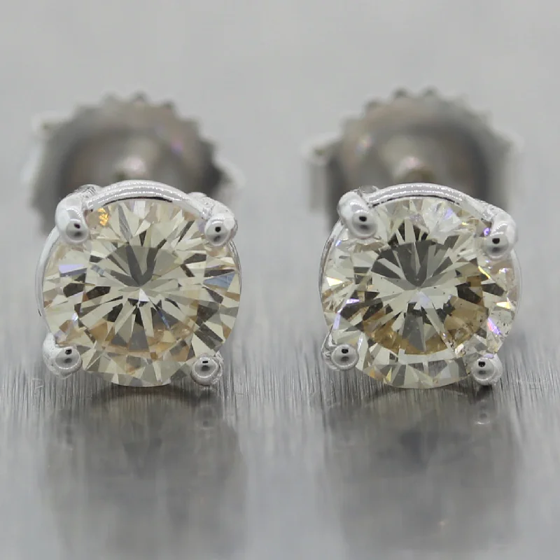 Elegant Jewelry At Unbeatable Offers – Shop Before It's Gone Modern 14k White Gold 2.01ctw Diamond Stud Earrings Elegant Jewelry At Unbeatable Offers – Shop Before It's Gone Modern 14k White Gold 2.01ctw Diamond Stud Earrings
