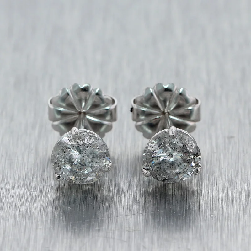 Grab Your Dream Jewelry At The Lowest Prices Modern White Gold Filled 3.86ctw Diamond Stud Earrings Grab Your Dream Jewelry At The Lowest Prices Modern White Gold Filled 3.86ctw Diamond Stud Earrings