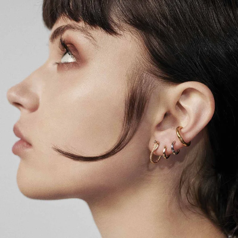 Must-Have Jewelry Pieces At Reduced Prices OPHIDIA. Mini Serpent Earrings - Gold