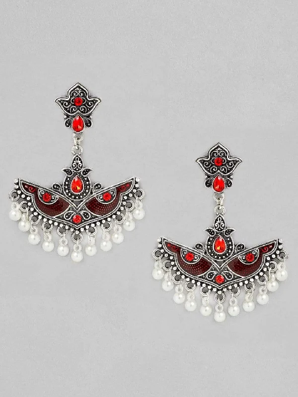 Elevate Your Jewelry Collection With Limited-Time Savings Rubans Gold Plated Handcrafted Chandbali Earrings Elevate Your Jewelry Collection With Limited-Time Savings Rubans Gold Plated Handcrafted Chandbali Earrings
