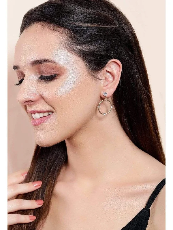 Must-Have Jewelry At Unbelievable Discounts Rubans Gold Plated Handcrafted CZ Stone Drop Earrings Must-Have Jewelry At Unbelievable Discounts Rubans Gold Plated Handcrafted CZ Stone Drop Earrings