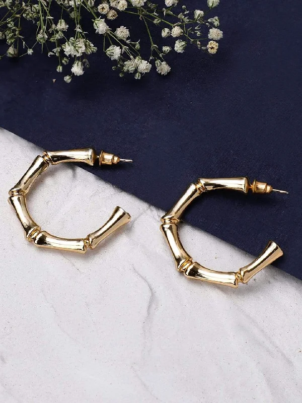 Classic And Modern Jewelry Styles On Sale Rubans Gold Plated Handcrafted Hoop Earrings Classic And Modern Jewelry Styles On Sale Rubans Gold Plated Handcrafted Hoop Earrings