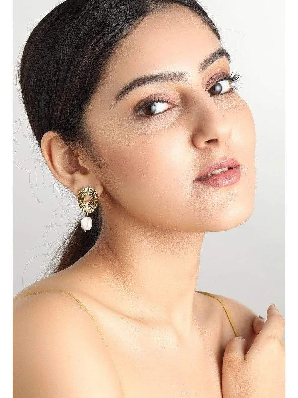 Timeless Jewelry At Special Discount Rates Rubans Gold Plated Handcrafted Set of 2 Srop Earrings Timeless Jewelry At Special Discount Rates Rubans Gold Plated Handcrafted Set of 2 Srop Earrings