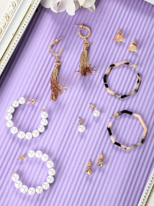 Holiday Jewelry Sale – Perfect Gifts At The Best Prices Rubans Gold Plated Handcrafted Set of 6 Earrings Holiday Jewelry Sale – Perfect Gifts At The Best Prices Rubans Gold Plated Handcrafted Set of 6 Earrings