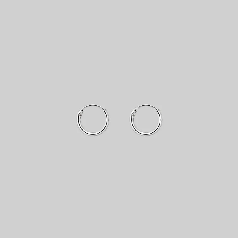 Clearance Sale On High-End Jewelry Collections Small Silver Hoops