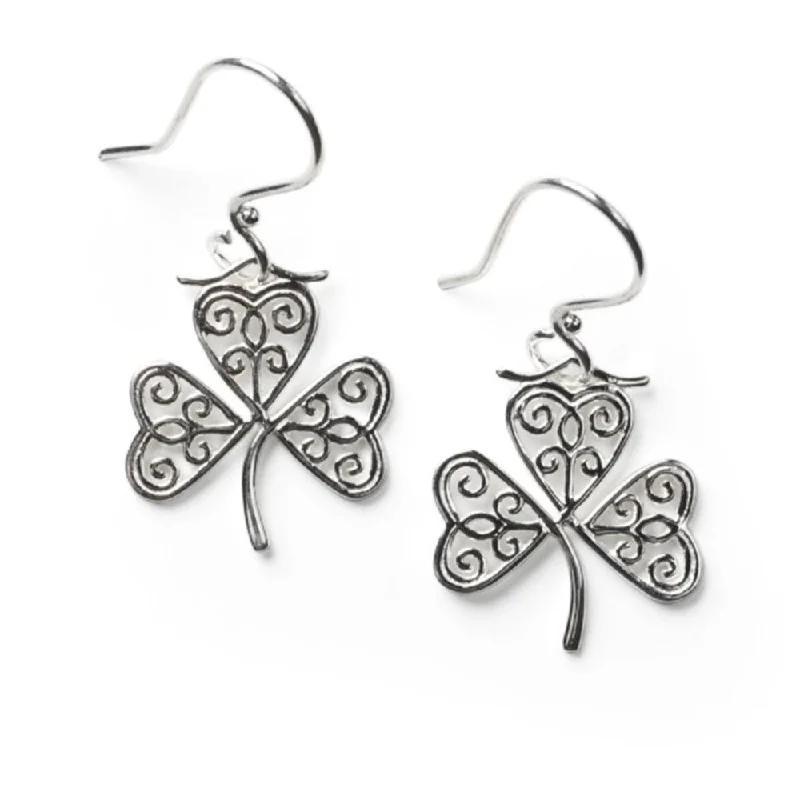Handmade Pearl Jewelry For Timeless Elegance Sterling Silver Clover Earrings
