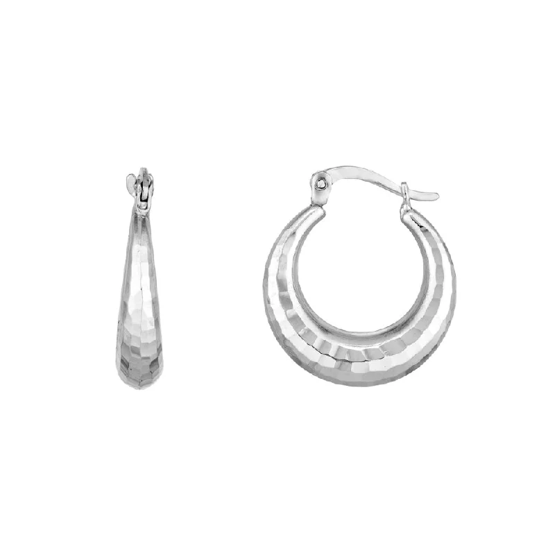 Don't Miss Out On Jaw-Dropping Jewelry Discounts Sterling Silver Faceted Hoop Earrings Don't Miss Out On Jaw-Dropping Jewelry Discounts Sterling Silver Faceted Hoop Earrings