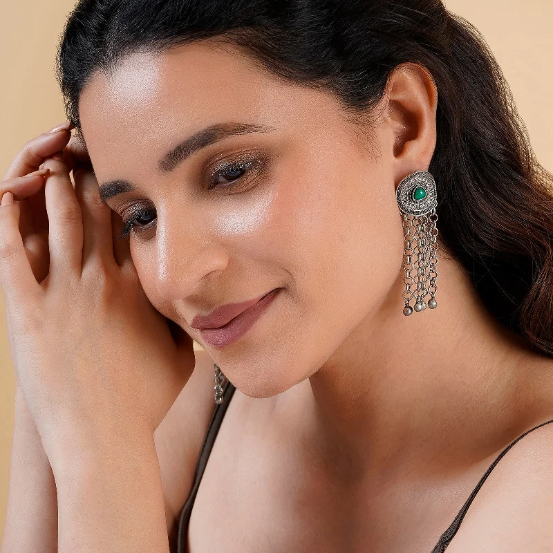Don't Miss Our Biggest Jewelry Sale Of The Season Teejh Jia Silver Green Earring