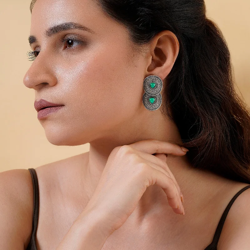 High-Quality Jewelry At A Fraction Of The Cost Teejh Tapti Silver Turquoise Stud