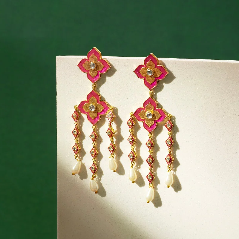 Grab Your Dream Jewelry At The Lowest Prices Tera Fitoor Fuschia Pink Truck Art Earrings Grab Your Dream Jewelry At The Lowest Prices Tera Fitoor Fuschia Pink Truck Art Earrings