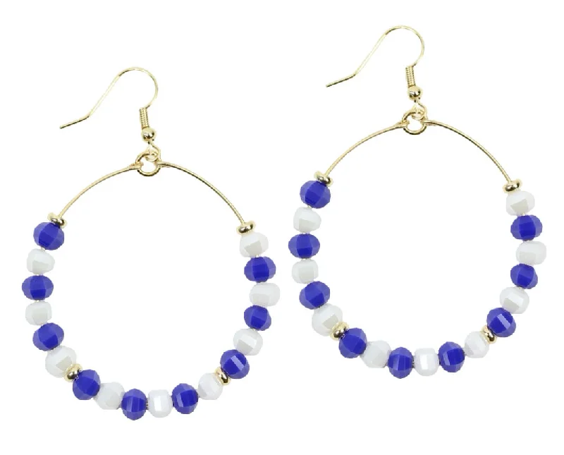 The Ultimate Jewelry Sale – Exclusive Styles At Great Prices The Chloe Earring - Blue + White The Ultimate Jewelry Sale – Exclusive Styles At Great Prices The Chloe Earring - Blue + White