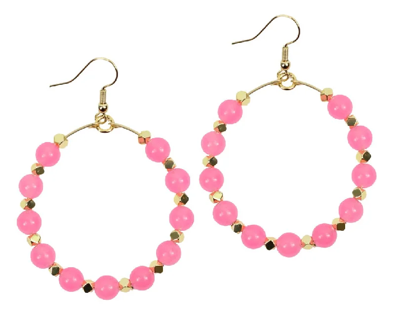 Upgrade Your Jewelry Collection For Less The Chloe Earring - Pink Candy