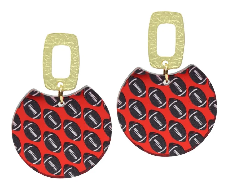 Best Jewelry Deals – Premium Quality At Exclusive Discounts The Leighton Earring - Red + Black Football Best Jewelry Deals – Premium Quality At Exclusive Discounts The Leighton Earring - Red + Black Football