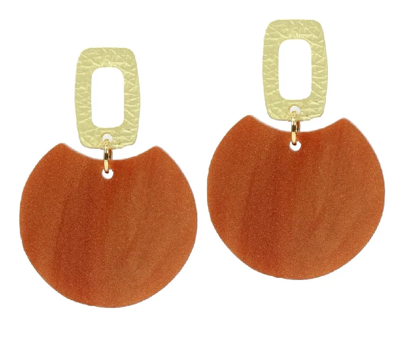 Affordable Luxury Jewelry – Style At A Great Price The Leighton Earring - Pumpkin Swirl Affordable Luxury Jewelry – Style At A Great Price The Leighton Earring - Pumpkin Swirl