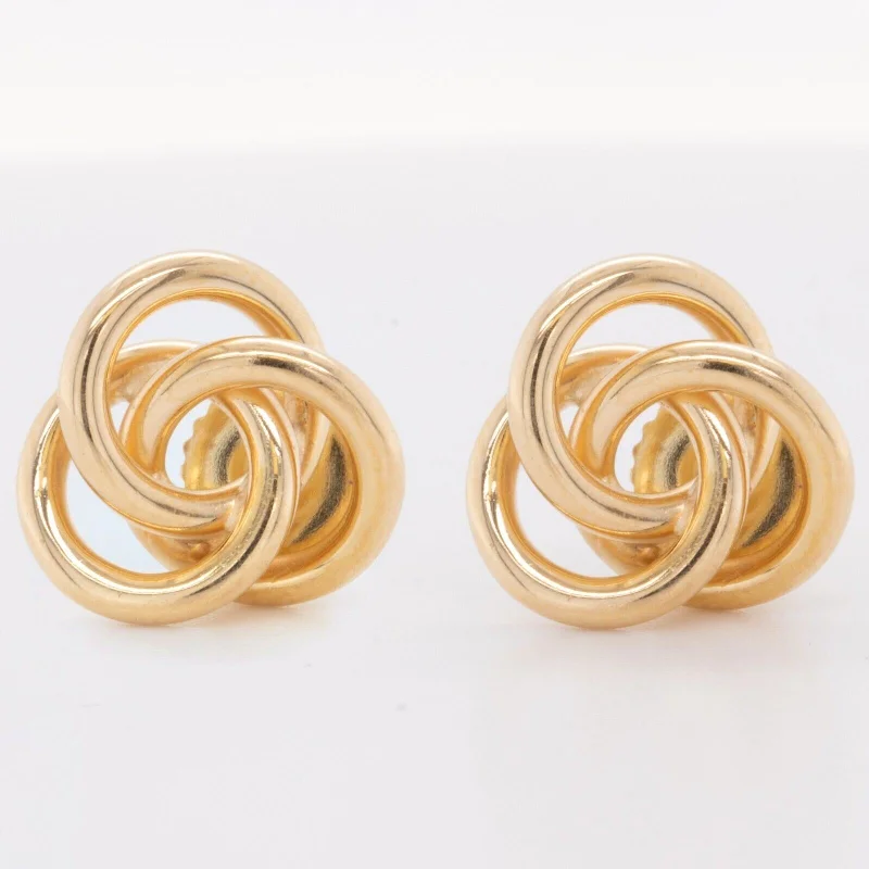 Seasonal Jewelry Sale – Upgrade Your Collection Tiffany & Co. 18k Yellow Gold Trinity Knot Triple Circle Stud Earrings 5.2g Seasonal Jewelry Sale – Upgrade Your Collection Tiffany & Co. 18k Yellow Gold Trinity Knot Triple Circle Stud Earrings 5.2g