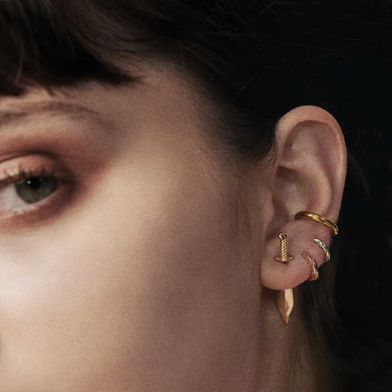 Shop Jewelry That Shines Without The High Price TORN. Short Dagger Single Earring - Gold Shop Jewelry That Shines Without The High Price TORN. Short Dagger Single Earring - Gold