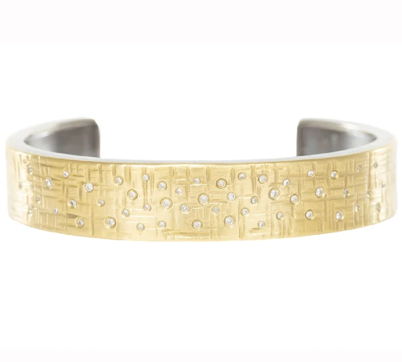 Big Savings On Your Favorite Jewelry Pieces 18k Aspen Squared Cuff - 18k Gold + Reclaimed VS Diamonds Big Savings On Your Favorite Jewelry Pieces 18k Aspen Squared Cuff - 18k Gold + Reclaimed VS Diamonds