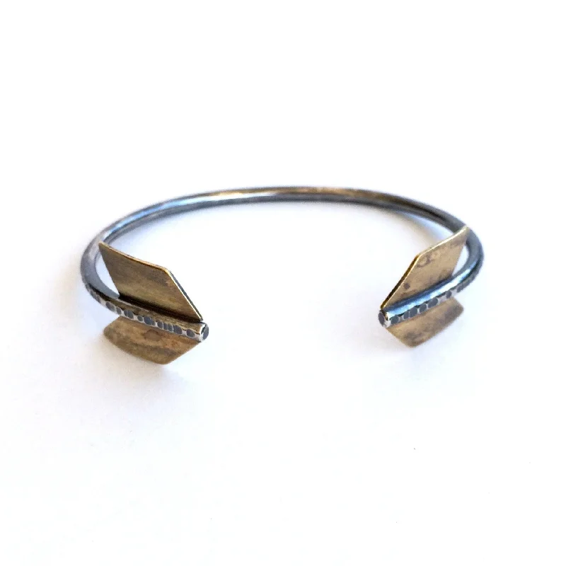 Flash Deals On Fine Jewelry – Shop Before It's Gone Archer Cuff - Sterling Silver + Brass Flash Deals On Fine Jewelry – Shop Before It's Gone Archer Cuff - Sterling Silver + Brass