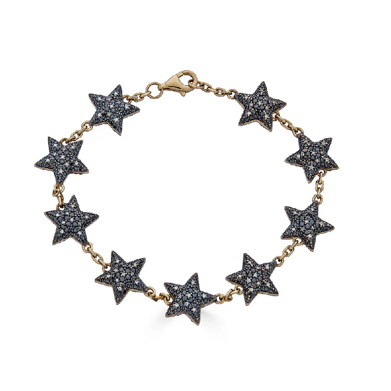 Affordable Glamour – Must-Have Jewelry At Special Rates Black Diamond Bubble Star Bracelet Affordable Glamour – Must-Have Jewelry At Special Rates Black Diamond Bubble Star Bracelet