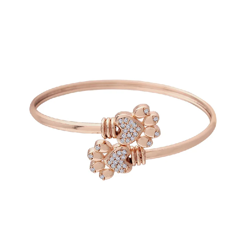 Unbeatable Offers On Luxury And Everyday Jewelry Etnico Rose Gold Plated CZ Stone Openable Designer Styles Kada Bangles Bracelets for Women & Girls (ADB213RG) Unbeatable Offers On Luxury And Everyday Jewelry Etnico Rose Gold Plated CZ Stone Openable Designer Styles Kada Bangles Bracelets for Women & Girls (ADB213RG)
