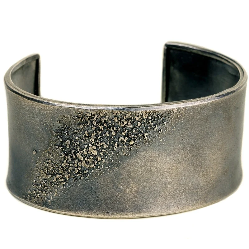 Jewelry Clearance Event – Last Chance For Stunning Deals Silver Slice Cuff - Oxidized Silver Jewelry Clearance Event – Last Chance For Stunning Deals Silver Slice Cuff - Oxidized Silver