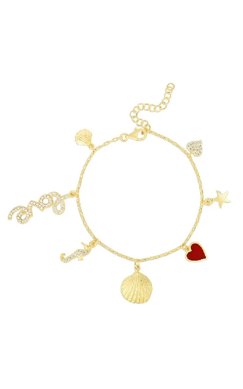 Eco-Friendly Sustainable Jewelry For Conscious Buyers CZ Multi Charms Bracelet