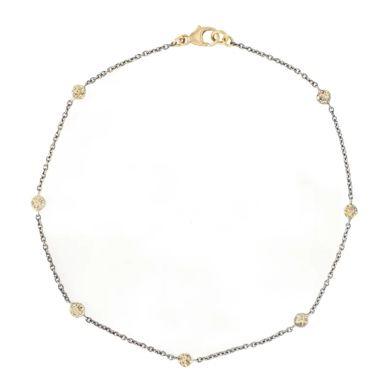 Affordable Elegance – Special Jewelry Sale Now Live Dusted Tiny Dot Station Bracelet - 22k/18k Gold, Oxidized Silver Affordable Elegance – Special Jewelry Sale Now Live Dusted Tiny Dot Station Bracelet - 22k/18k Gold, Oxidized Silver