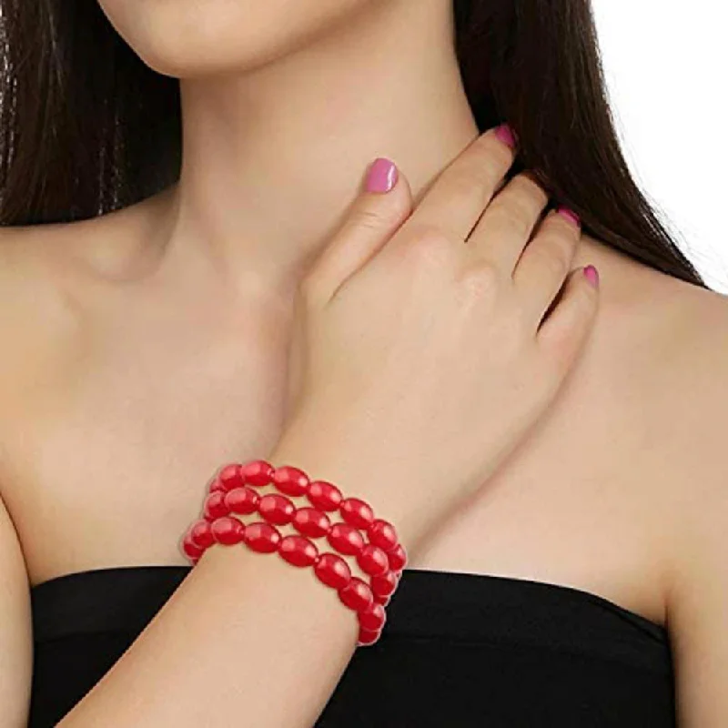 Premium Jewelry At Special Low Prices For A Limited Time Etnico Gold-Plated Layered Bracelet (Women) - ADB228R Premium Jewelry At Special Low Prices For A Limited Time Etnico Gold-Plated Layered Bracelet (Women) - ADB228R