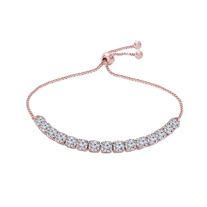 Exclusive Jewelry Sale – Shine For Less Etnico Rose Gold-Plated Pull Chain Bracelet (Women) - ADB161RG Exclusive Jewelry Sale – Shine For Less Etnico Rose Gold-Plated Pull Chain Bracelet (Women) - ADB161RG