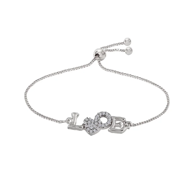 Premium Jewelry Now Available At Special Discounts Etnico Rose Gold-Plated Pull Chain Bracelet (Women) - ADB167S Premium Jewelry Now Available At Special Discounts Etnico Rose Gold-Plated Pull Chain Bracelet (Women) - ADB167S