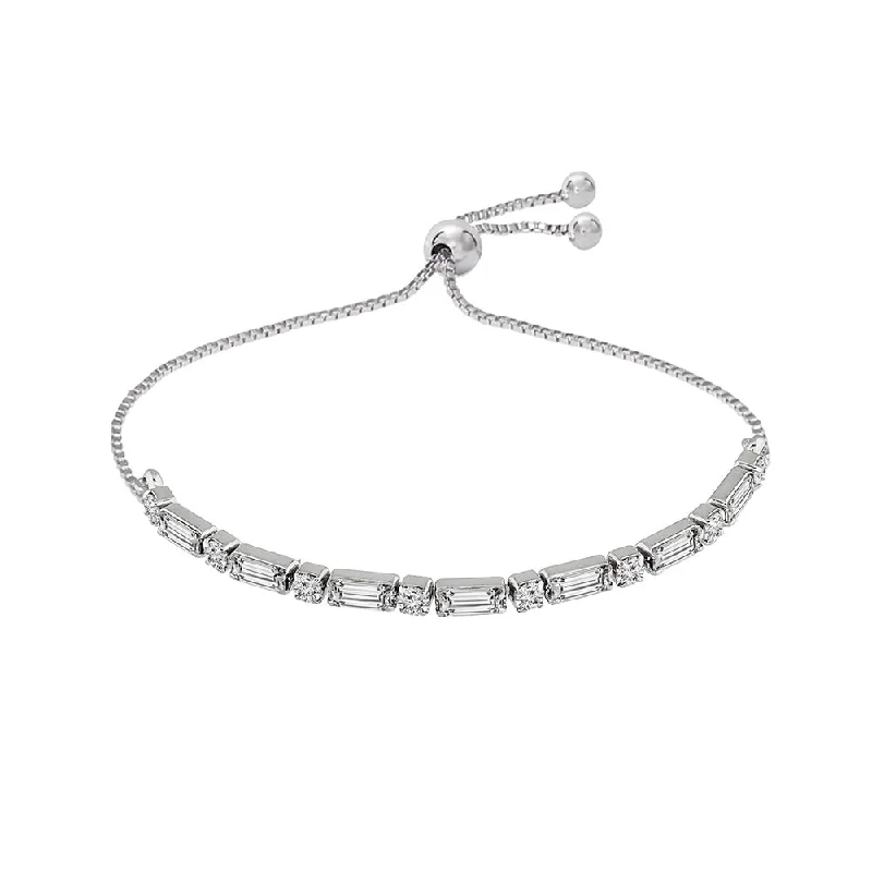 Shop Dazzling Jewelry At The Best Prices Etnico Rose Gold-Plated Pull Chain Bracelet (Women) - ADB168S Shop Dazzling Jewelry At The Best Prices Etnico Rose Gold-Plated Pull Chain Bracelet (Women) - ADB168S