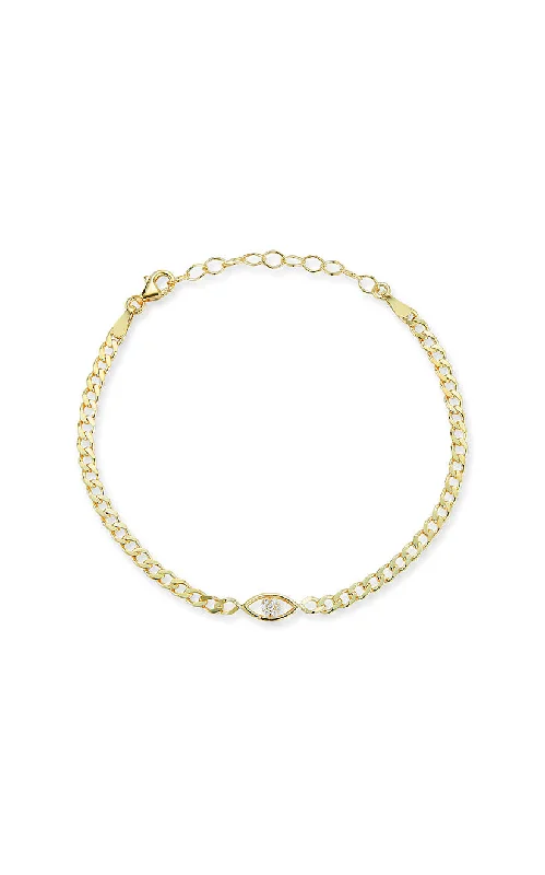 Clearance Sale On High-End Jewelry Collections Evil Eye Chain Link Bracelet