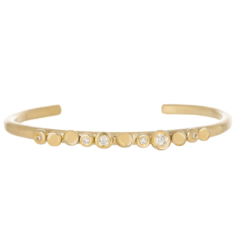 Elegant Jewelry, Affordable Luxury – Shop Now Golden In Bloom Stacking Skinny Cuff - 22ky, 18ky + VS Diamonds Elegant Jewelry, Affordable Luxury – Shop Now Golden In Bloom Stacking Skinny Cuff - 22ky, 18ky + VS Diamonds