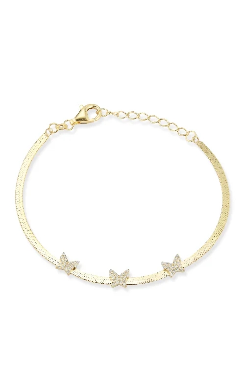 Holiday Jewelry Sale – Perfect Gifts At Great Prices Herringbone Butterfly Bracelet