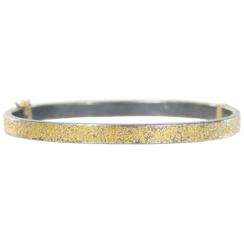 Seasonal Jewelry Sale – Upgrade Your Style Today KMJ Essential Hinged Bangle - 22ky, 18ky + Oxidized Silver Seasonal Jewelry Sale – Upgrade Your Style Today KMJ Essential Hinged Bangle - 22ky, 18ky + Oxidized Silver
