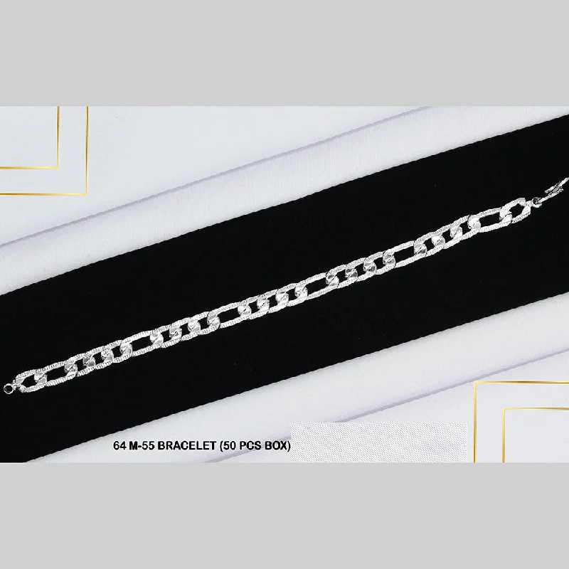 Customized Silver Jewelry For Unique Style Mahavir Silver Plated Bracelet