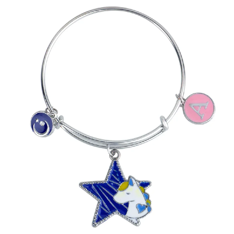 Get Your Favorite Jewelry At The Best Price Mahi A Letter Unicorn & Moon Shaped Rhodium Plated Enamel Work Charms Kids Bracelets for Kids (BRK1100944R) Get Your Favorite Jewelry At The Best Price Mahi A Letter Unicorn & Moon Shaped Rhodium Plated Enamel Work Charms Kids Bracelets for Kids (BRK1100944R)