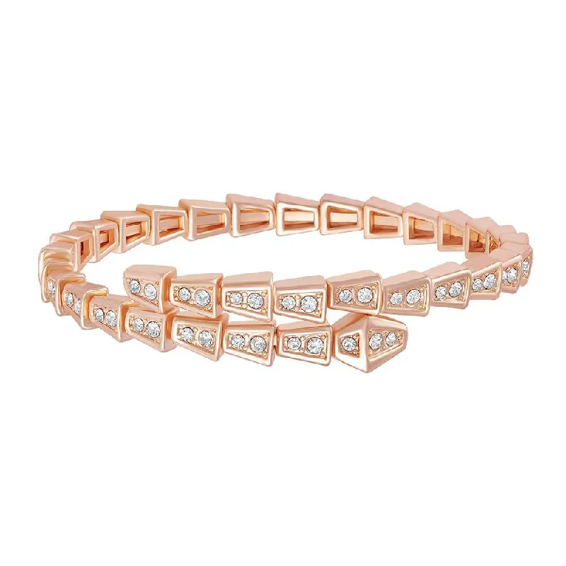 High-Quality Gemstone Jewelry For Special Occasions Mahi Eternal Love Delightful Kada Bracelet with White Crystals for women (BR1100449ZWhi) High-Quality Gemstone Jewelry For Special Occasions Mahi Eternal Love Delightful Kada Bracelet with White Crystals for women (BR1100449ZWhi)